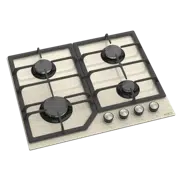 Plită incorporabilă cu gaz Zanetti Eco 1150, Crem