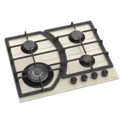 Plită incorporabilă cu gaz Zanetti 1160 GC Turbo, Crem